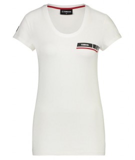 T-Shirt Revs FORBES Femme Yamaha blanc