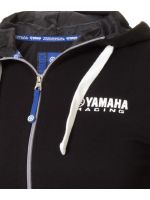 Détail du logo Yamaha à l'avant du sweat Pisa pour femme