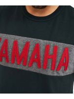 Zoom sur le logo Yamaha du t-shirt Vintage Ames
