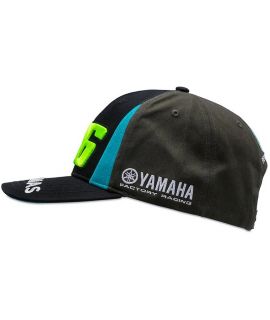 Logo Yamaha Factory Racing de la casquette VR46 Petronas 2021