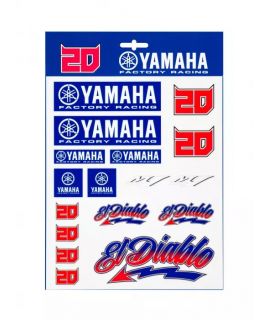 Planche de Stickers Quartararo Yamaha Factory Racing