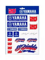 Planche de Stickers Quartararo Yamaha Factory Racing
