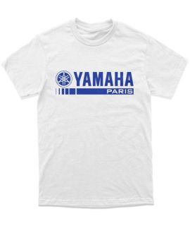 T-shirt Yamaha Paris blanc bleu
