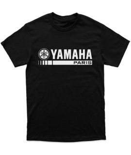 T-shirt Yamaha Paris noir blanc