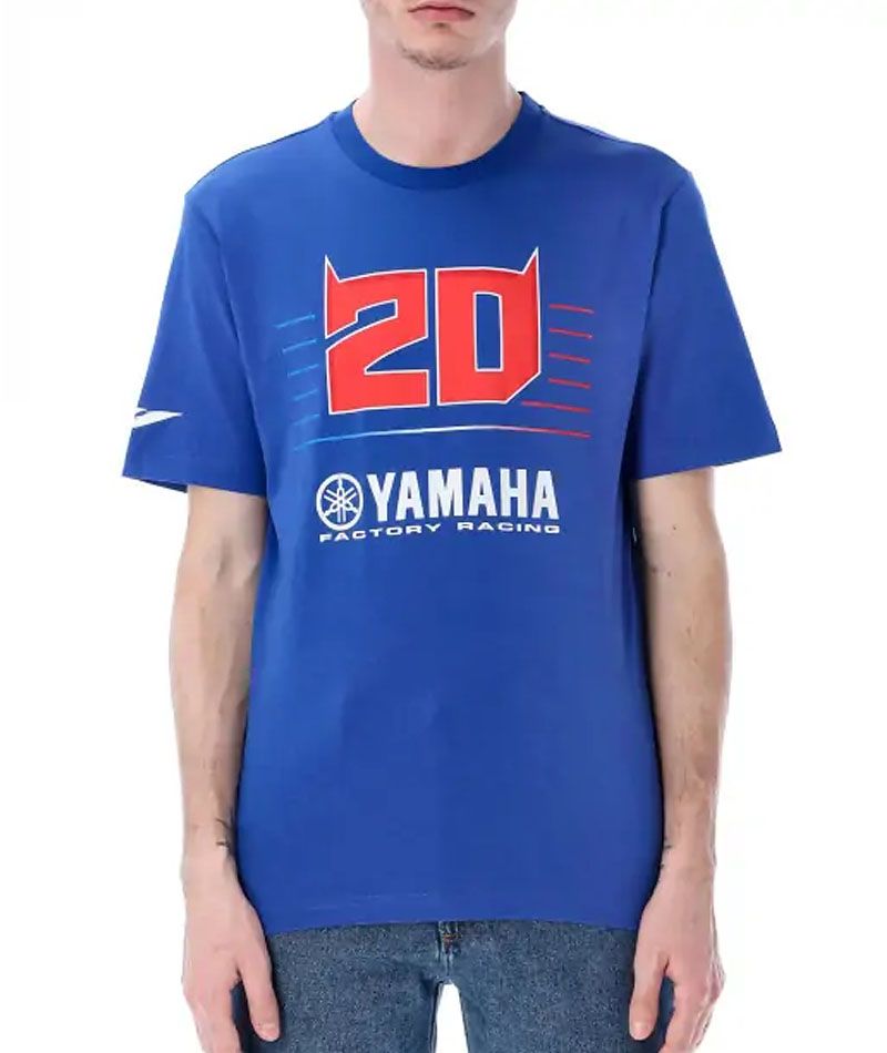 T-shirt Quartararo Yamaha 2023 Bleu