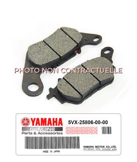 Plaquettes de frein arrière Yamaha 5VX-25806-00-00