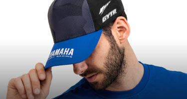 Collection des casquettes Yamaha officielles