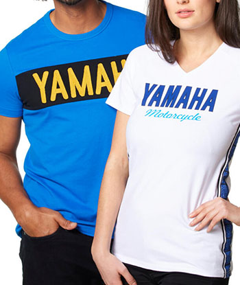 Tee-Shirt Femme Yamaha Lady Quartararo Racing Bleu - T-shirt